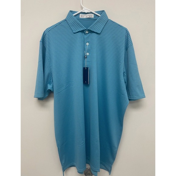 Holderness Bourne Mens Shirt XXL Tailored Fit Golf Maxwell Performance Striped - Picture 1 of 10